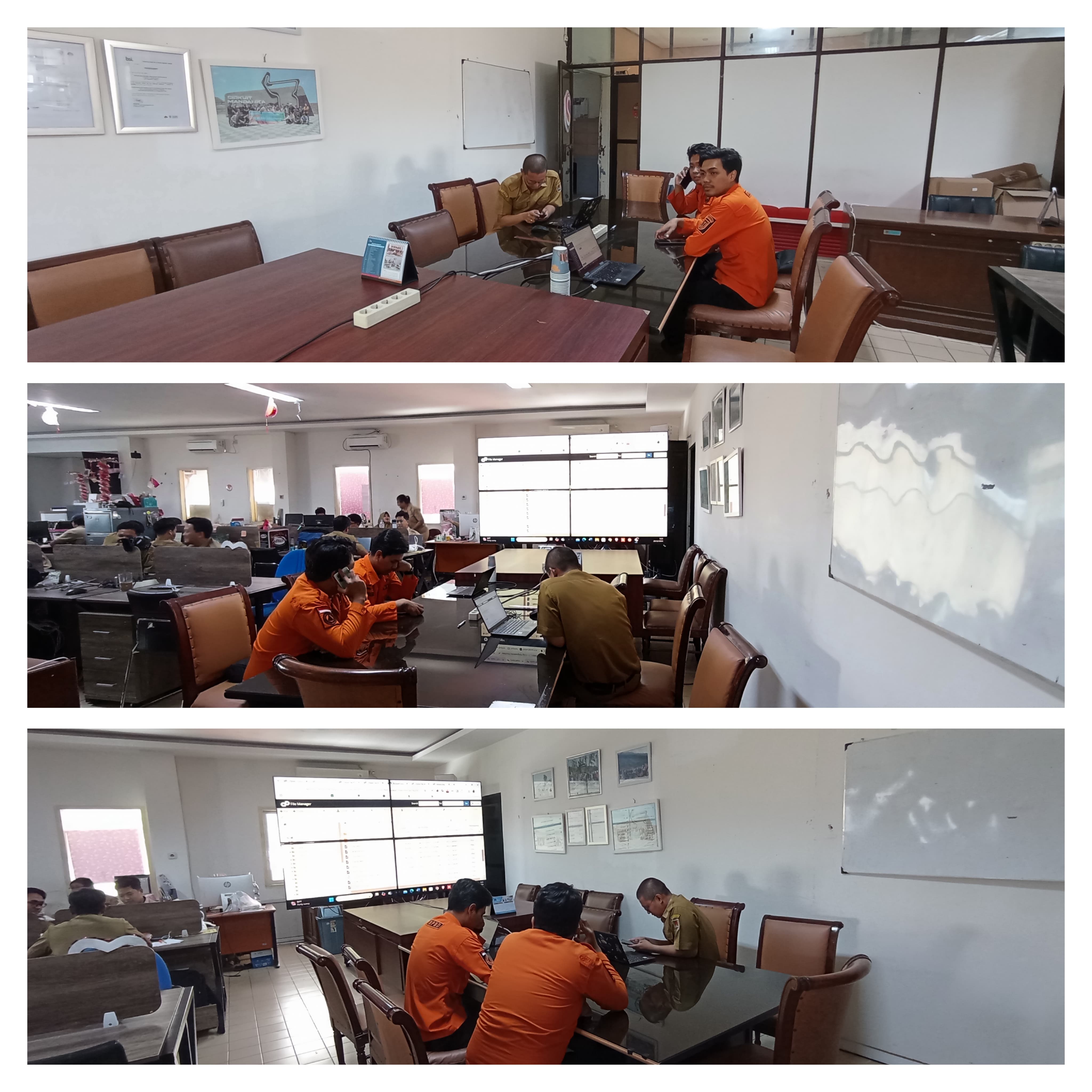 Rapat Koordinasi dengan BPBD terkait permohonan pembuatan website BPBD